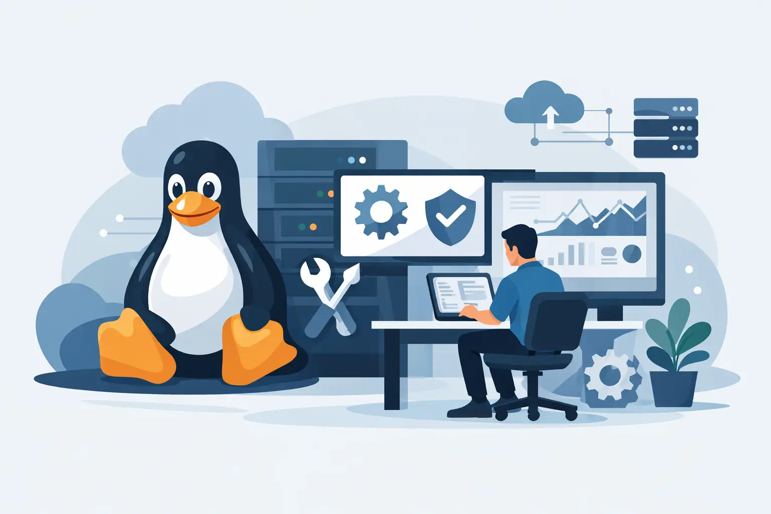 Servidor Linux administrado: cuándo conviene