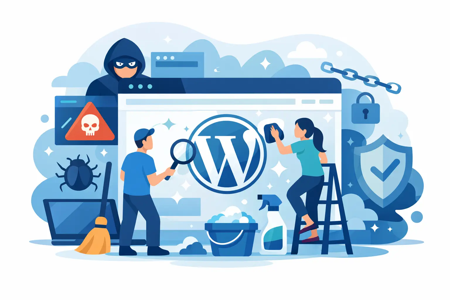 Cómo limpiar sitio hackeado WordPress bien