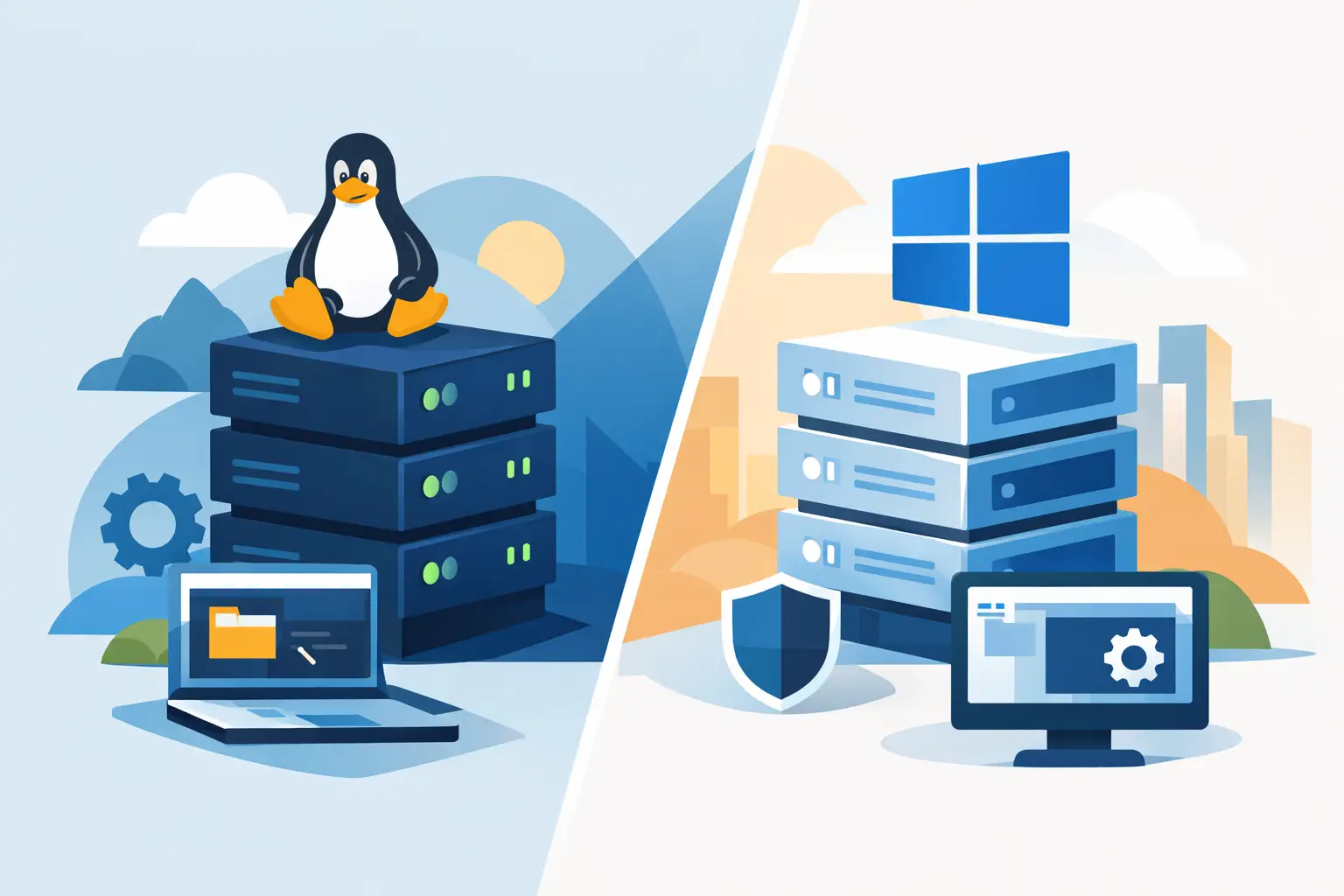 Hosting Linux vs Windows: cuál elegir
