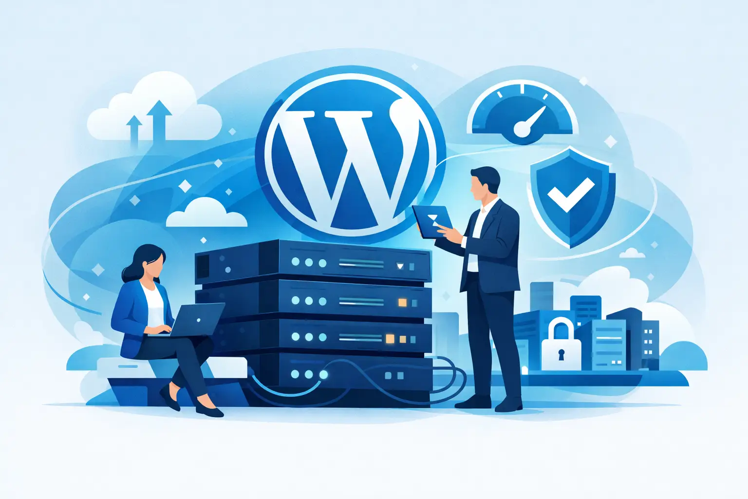Hosting WordPress empresarial sin fallos